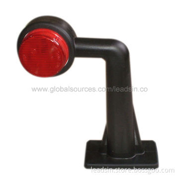 2-inch double-face LED signal stalk lamp with E9 European Standard for Trailer Truck Lamps, PC Lens